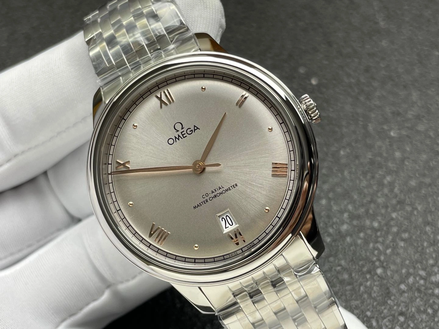 CBD Factory Omega De Ville Prestige 40mm Grey Dial (434.10.40.20.06.001) 1:1 Super Clone – DD8800 Movement ComfortFit 340